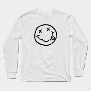 X Smiley Face Long Sleeve T-Shirt